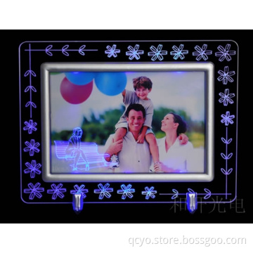 acrylic plastic wall hung bulk picture photo frames